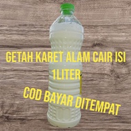 getah karet/latex alam asli cair isi 1Liter COD bayar ditempat