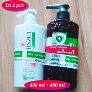 Shinzui  Botol  pump 480 ml Paket Promo beli 1 Gratis 1 sabun mandi cair