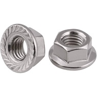 Fine M12 Flange Nut P 1.25 Fine M12 Flange Nut P1.25 Stainless SS304