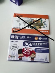 歐洲上網卡// Europe Data SIM Card
