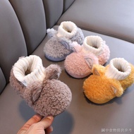 [Girls' Furry Slippers] Children's Cotton Slippers Indoor Home Furnishing Furry Autumn Winter Furry 