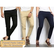 Men's Long Pant Casual Men Chino pants Stretchable Slim fit Cotton slack pant