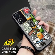 Latest Vivo Y02s Case [BOTTLE MOTIF] Mobile Phone Case, Mobile Phone Protector, Mobile Phone Accesso