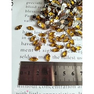 (50 pieces) Taiwan Mini Sampan Gems 5*10cm diamond Sampan Gems