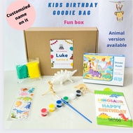 [SG Seller] Kids Birthday Goodie Bag Dinosaur’s aur animal unicorn Return Gifts Painting art kit children's day gift