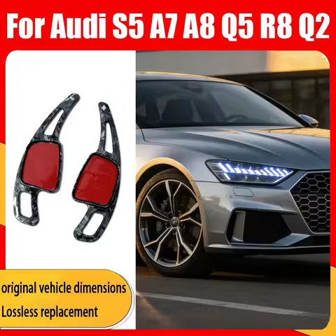 Car Steering Wheel Paddle Shifter Car Interior for Audi S5 A7 A8 Q5 R8 Q2
