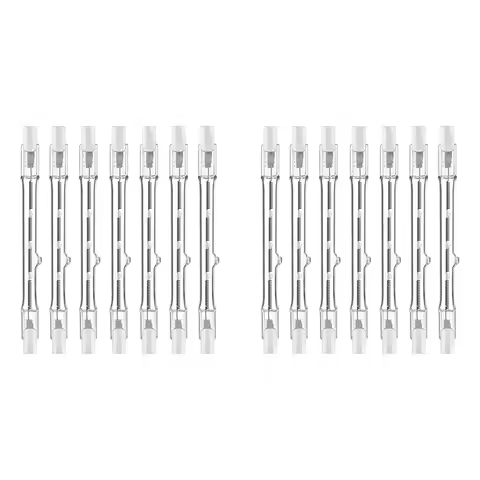 A84E-R7s Halogen Light Bulbs, 7 Packs R7s Bulb 118Mm Dimmable 230V Halogen Bulbs, Tungsten Linear Li