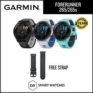 [FREE STRAP] Garmin Forerunner 265 / 265s Music Edition - AMOLED Display Smartwatch - 2 Years Warran