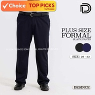 DESINCE Big Formal Pants Plus Size Seluar Lelaki Elastic Men Business Casual Pant MP 059