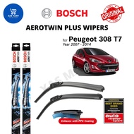 Genuine Bosch Aerotwin Plus Multi Clip Wiper Set for Peugeot 308 [T7] (28"/26")