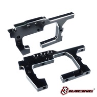3Racing Sakura D5 Aluminum Front Bulkhead Set Black SAK-D5605