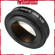 WIN 37MM 0 2x Fisheye Camera Lens Lightweight For Outdoor Indoor Filming 37mm Filter Thread Photogra