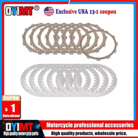 Motorcycle Accessories Clutch Friction Plates & Steel Plates Disc Kit For Honda ST1300 ST1300A ST130