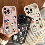 Fashion Happy Lovely Crayon Shin-chan Couple Case for Redmi 12C A2 9A 9 12 9T 9C A1 13C 10C NFC Note