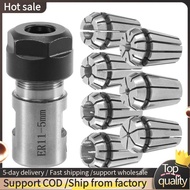 7Pcs ER11 1-7mm Spring Collets with ER11A 5mm Motor Shaft Holder Extension Rod