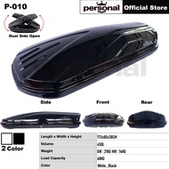 PERSONAL P-010 Car Roof Box PC Material 450L Glossy Color Slim Compact Cargo Roofbox Carrier.Kotak B