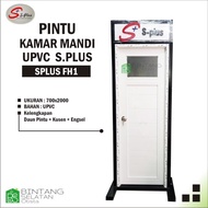 PINTU UPVC / PINTU KAMAR MANDI SPLUS FH1 700X2000