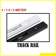 TRACK RAIL 1 METER / 1.5 METER  TRACK BAR LED TRACK LIGHT BAR (WHITE) / (BLACK)
