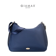 GIAMAX Soft Nylon Crossbody Curve Shape Sling Bag - JSB2033NN3BL3