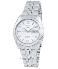 [CreationWatches] Seiko 5 Automatic Mens Silver Stainless Steel Bracelet Watch SNK385K1