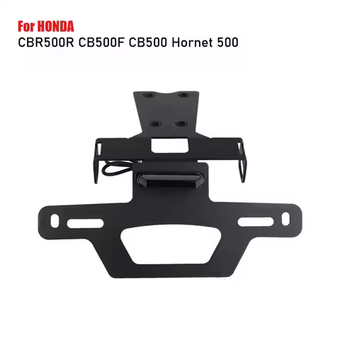 For HONDA CBR500R CB500F Hornet 500 CB 500F CBR 400R License Plate Holder Motorcycle Tail Tidy Frame