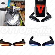 Handguard Hand Guard Pelindung Tangan Lampu Led Motor Byson X Ride -