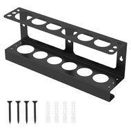 Caulking Tube Holder Wall Mounted Caulk Tools Rack Holds 6 Tubes Caulking Nozzle Sealant Organizer C