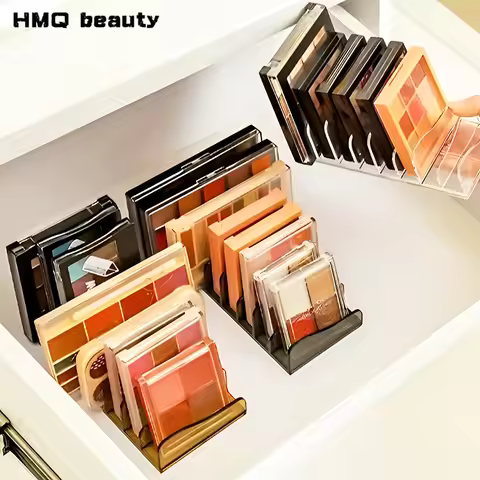 8-Grid Eyeshadow Palette Storage Tray Transparent Makeup Organizer Cosmetics Display Holder Makeup T