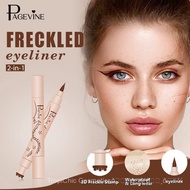 Dual-tip simulated freckle pen, natural color, quick-drying, waterproof, easy to apply, spot pen, ey