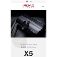 IROAD X5 DASH CAM FRONT & REARVIEW FULL HD +16GB MICRO SD CARD