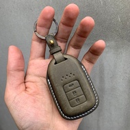 Honda 磨砂油蠟 汽車鑰匙皮套 HRV CRV City Odyssey Fit Civic