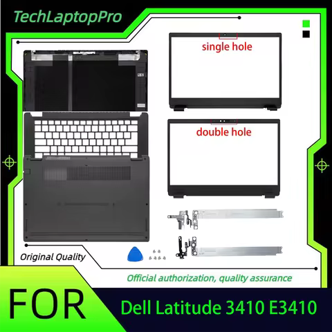 New For Latitude 3410 E3410 LCD Back Cover Rear Lid Top Case/Front Bezel/Palmrest/Bottom Case/Hinges