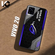 HP Casing VIVO V20 Softcase VIVO V2025 V2024 Glossy Case Shiny Glass Casing Protective Mobile Phone 