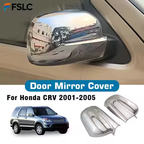 Car Decoration Door Mirror Cover For Honda CRV 2001-2005 Chrome Silver Car Rearview Accessories Exte