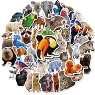 200Realistic Animal Stickers Natural Small Animal Graffiti Stickers Notebook Skateboard Luggage Wate