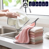 GLENES Dish Towel Hangable Cartoon Kitchen Tool Gadgets Coral Velvet Home Wiping Rag