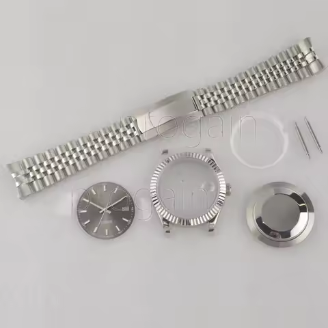 Watch Case for Datejust Parts 41mm NH35 Case Strap Stainless Steel Jubilee Band Watch Dial Sapphire