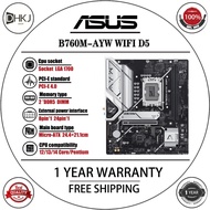 Used ASUS B760M-AYW WIFI D5 Motherboard | 1 Year Warranty | Fully Tested 100% Working | Free High-Pe