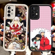 R27 Inuyasha Casing for Samsung A55 M15 S24 S21 FE S25 Ultra 5G Black and White