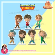 Bts Characters  Standee | Dynamite Version  | Kpop standee | cake topper ♥ hdsph [ 2.5 inches only ] set - 7pcs