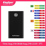 Kingspec หน่วยความจำภายนอก SSD 120G 240GB 480Gb 960G แบบพกพา SSD 2TB ฮาร์ดไดรฟ์ฮาร์ดดิสก์ไดรฟ์1TB Type-C USB3.1ฮาร์ดดิสก์ Hd USB3.0สำหรับแล็ปท็อป