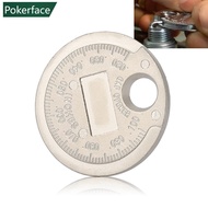 POKERFACE 0.6-2.4mm Range Spark Plug Gage Gap Tool Car Feeler Spark Plug Gap Coin-Type Measurement T