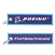 Boeing Keychain Tag remove before flight Luggage Tag