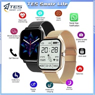 TES 2022 Full Touch Smart Watch Women IP67 Waterproof Bracelet ECG Heart Rate Monitor Sleep Monitoring Sports Smartwatch For xiaomi huawei  Samsung ios  Android