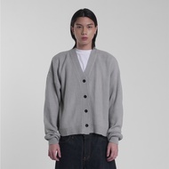 Ease Knit Cardigan Light Gray by Money Alter / Knitted Cardigan