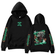 2025 Arcane Ekko Anime Hoodie Harajuku Hip Hop Pullover Tops Sweatshirt Fans Gift