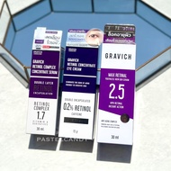 100% Authentic Gravich Retinol Serum Eye Cream Skin Care Reduce Wrinkles Max Retinal 2.5 Retinol Eye