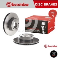 BREMBO จานเบรคหน้า BMW SERIES 5 E39 (520i 523i) (HC) /  09 6924 11 / 296MM / ราคา 1คู่