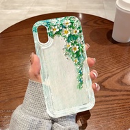 Thai Stock Mobile Phone Case for OPPO A53 A54 A57 A5 A9 A3S A12 A15 A16 A17 A92 A72 A96 A55 Fashion Flower Painting