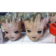 ✶✇cement pots groot, apo, head pots etc